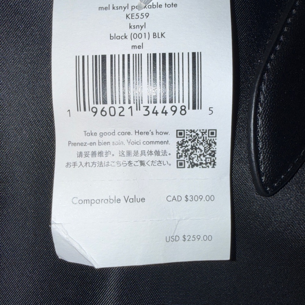 Kate Spade Classic Black Tote - Picture 4 of 4